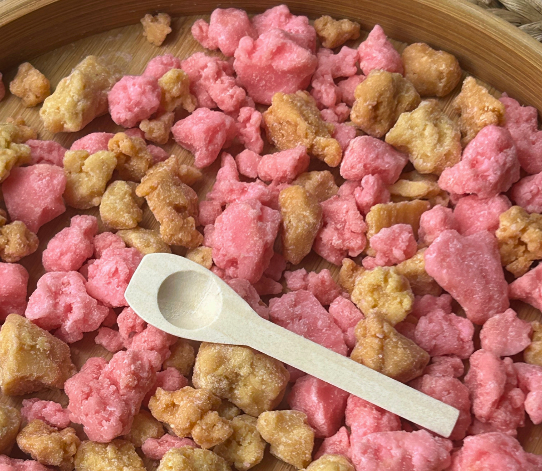 Strawberry Poundcake Crumbles