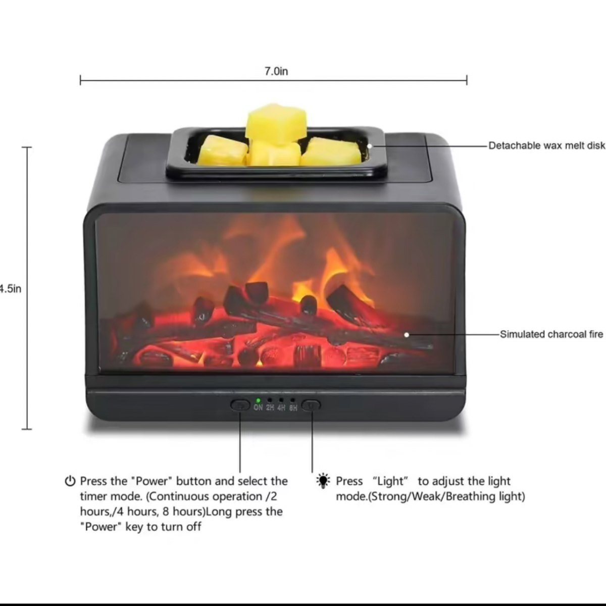 Fireplace Wax Melter